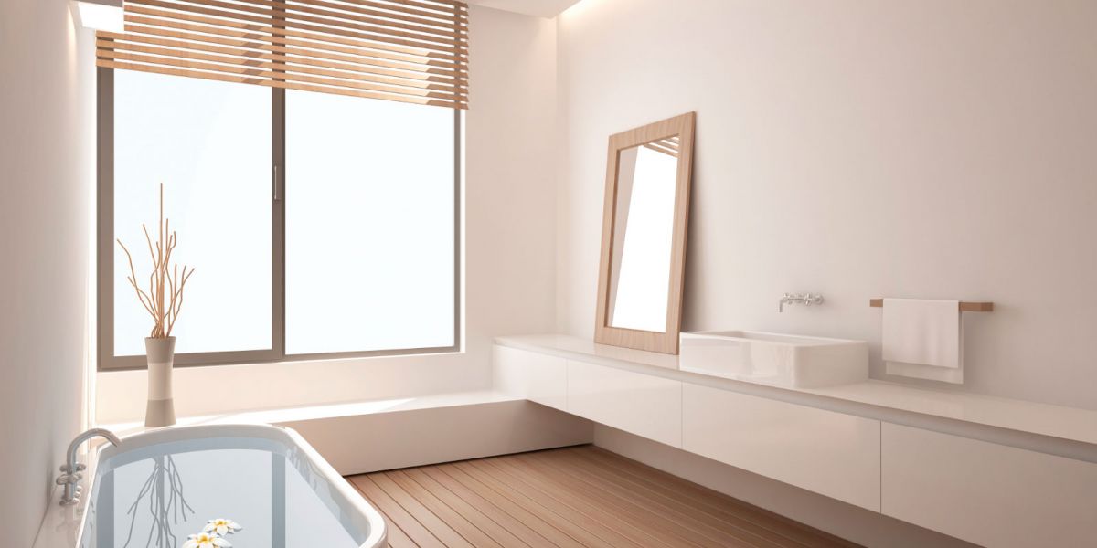 Modernes Badezimmer nach einer Badsanierung